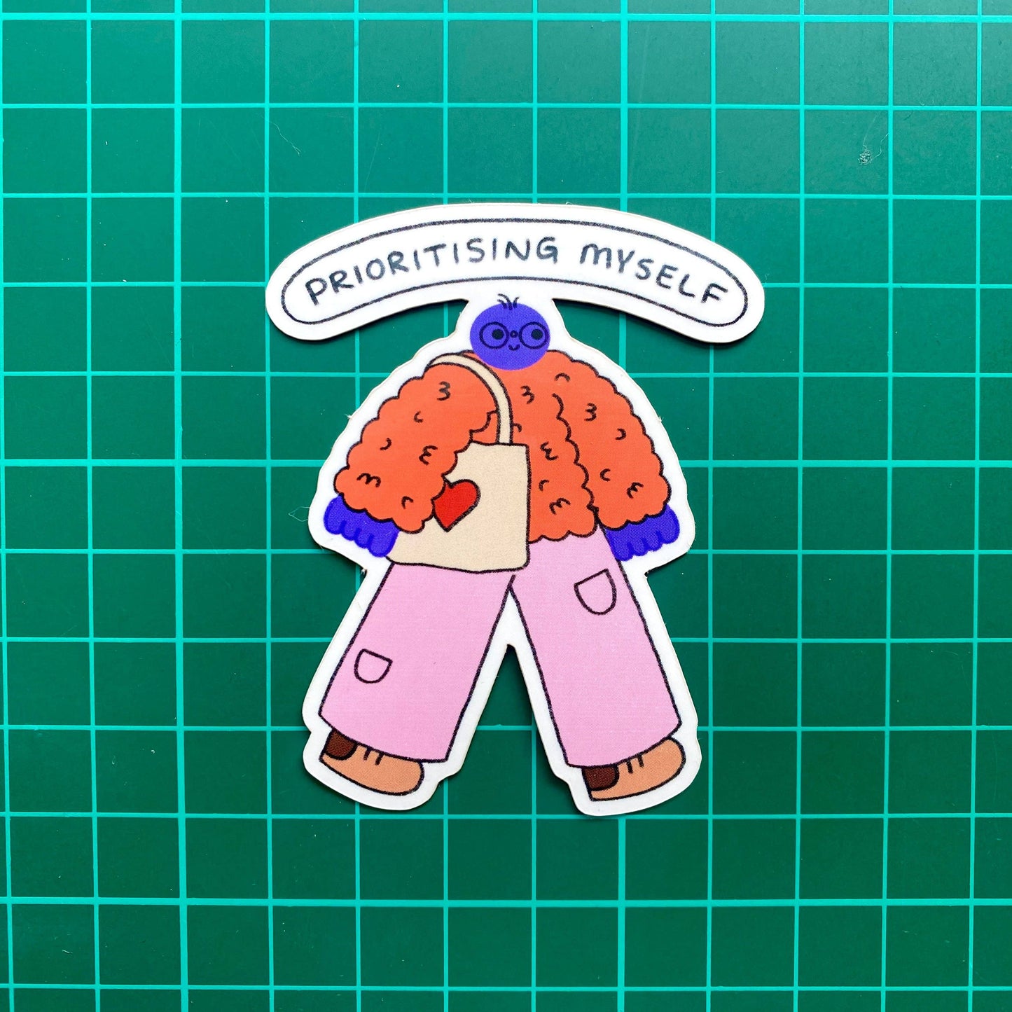 Prioritising Myself Sticker