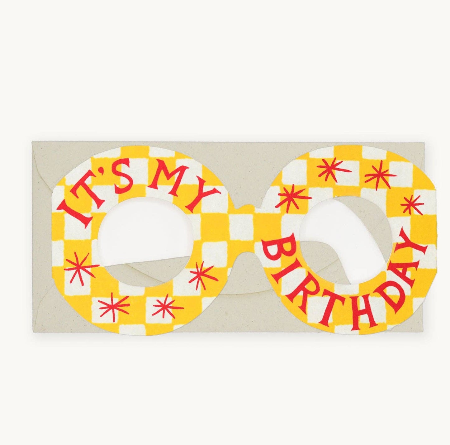 'It's My Birthday' Glasses Greetings Card