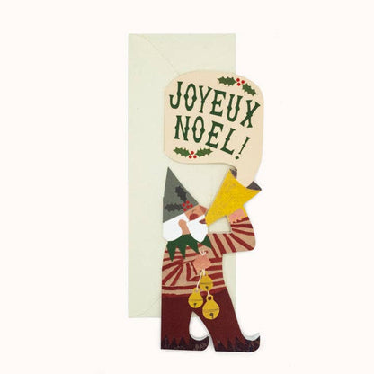 Grandad Elf Christmas Card