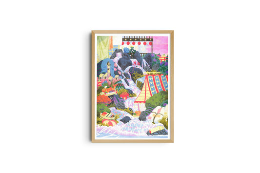 Chihiro's Journey A3 Print by Camille Gobourg