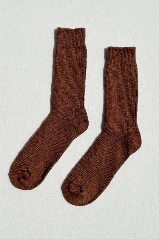 Cottage Socks in Bear