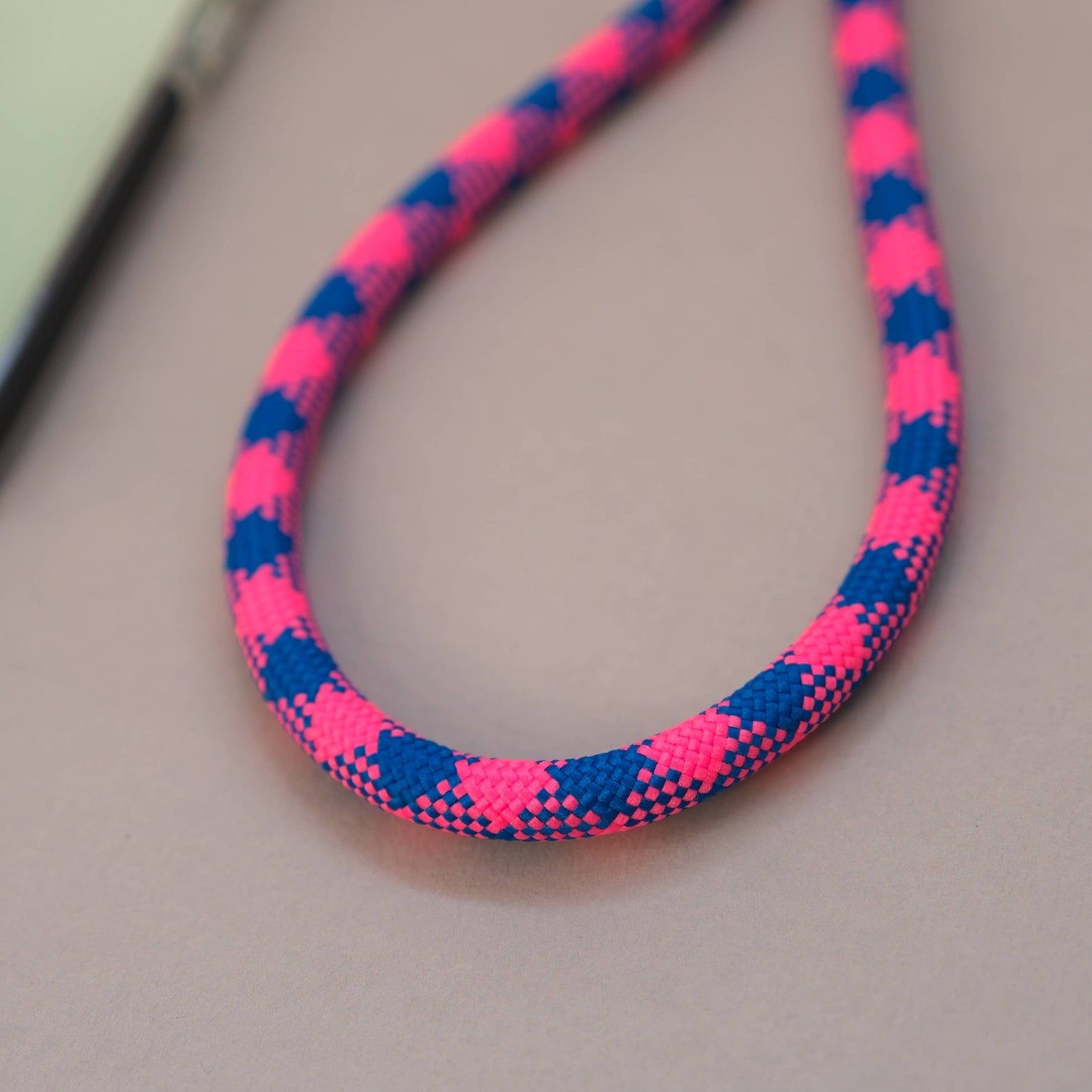 Crossbody Lanyard Phone Strap in Blue & Pink