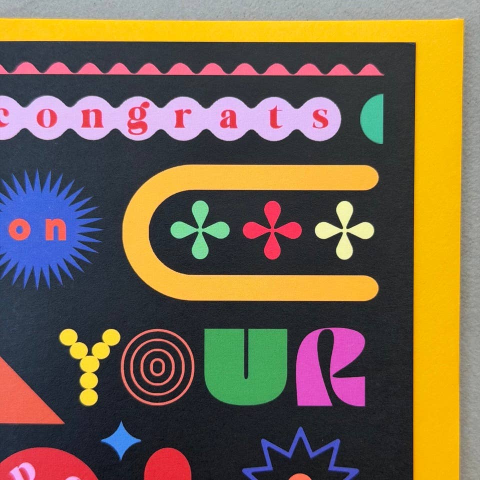 Collage Cutout Congratulations Card