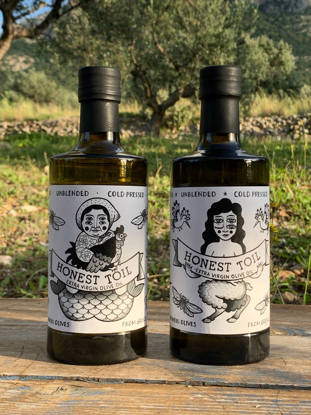 Honest Toil Extra Virgin Olive Oil 500ml Bottle