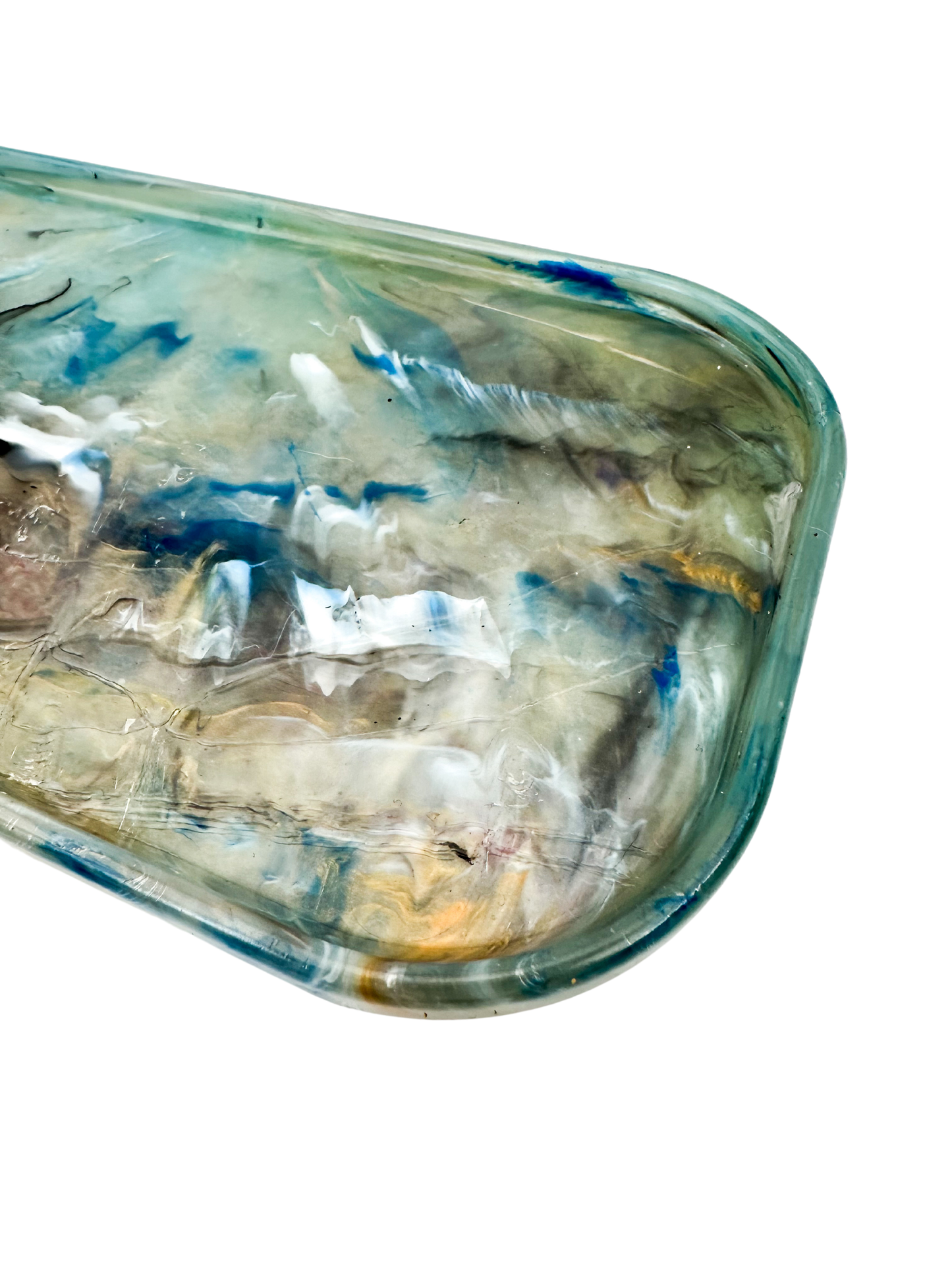 Marble Recycled Plastic Tray