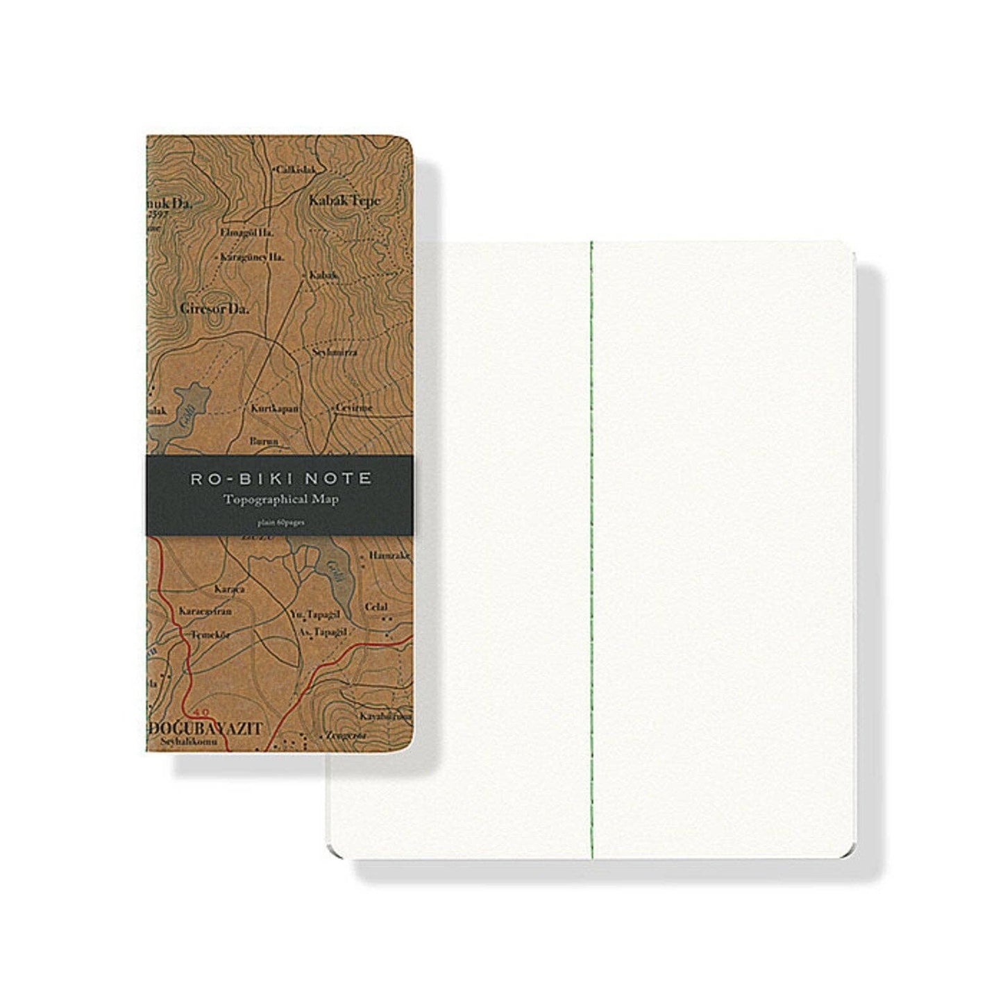 Ro-biki Note Topographical Plain Notebook