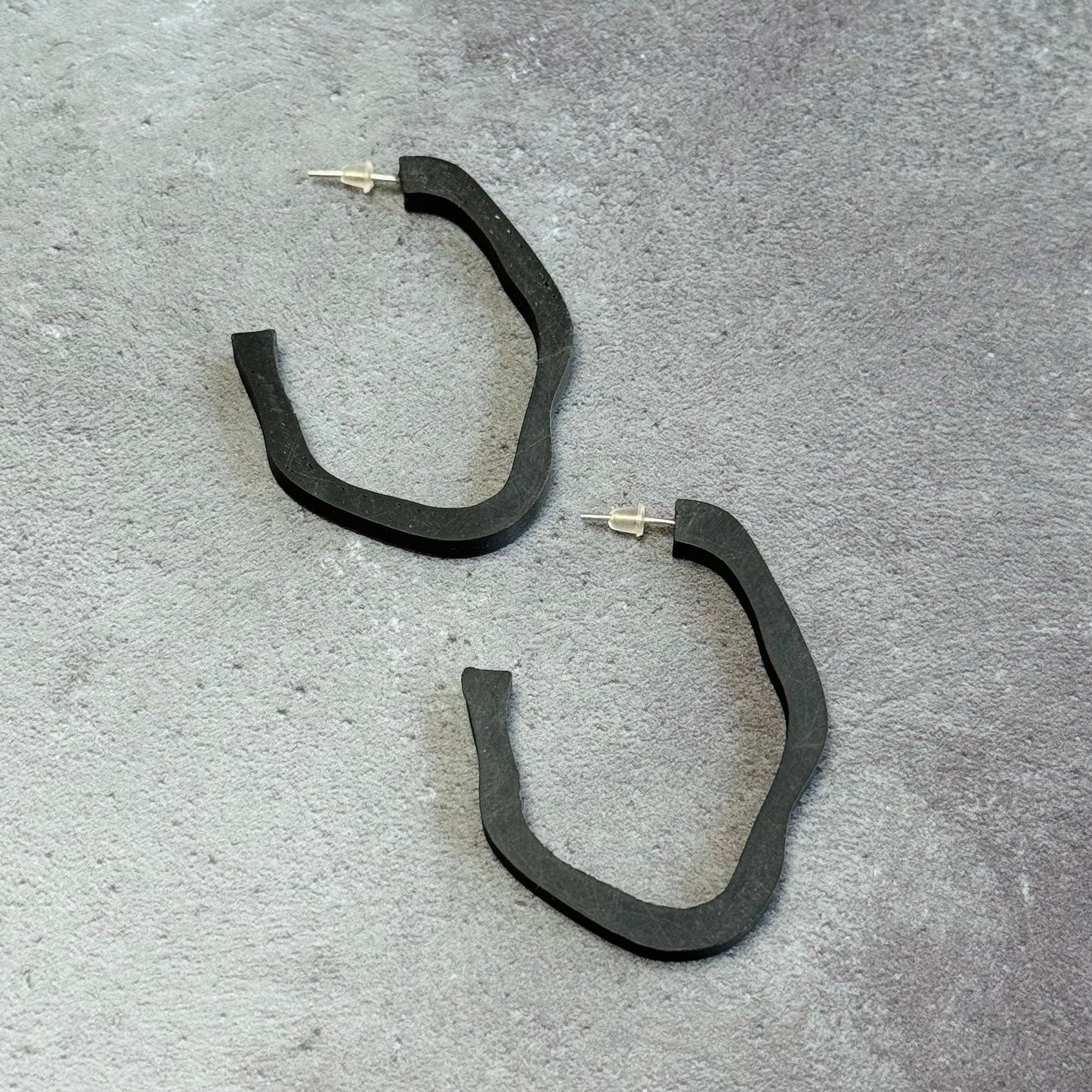 Organic Hoop Earrings
