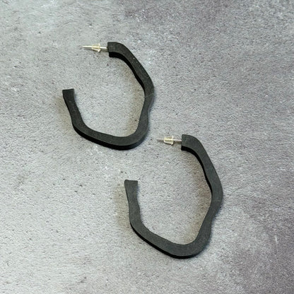 Organic Hoop Earrings