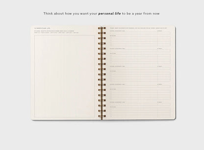 Form B5 Wirebound Daily Planner in Burnt Orange