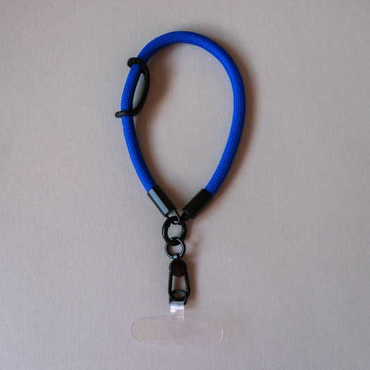 Wrist Phone Strap in Electric Blue
