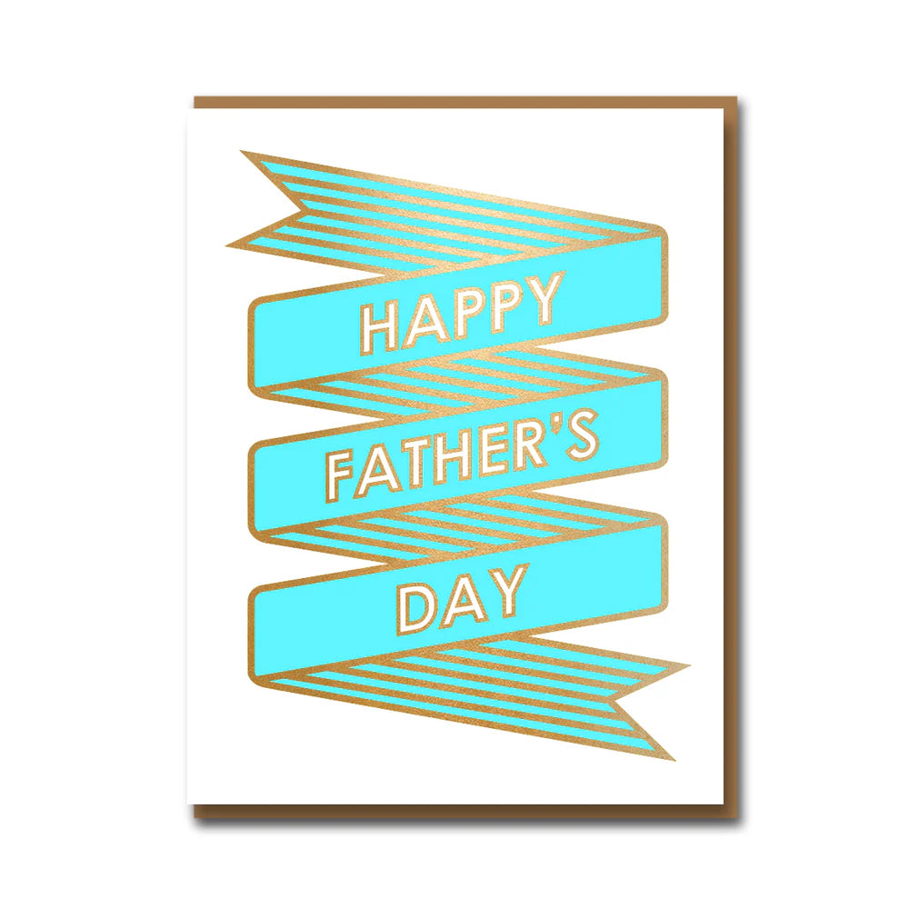 Happy Father's Day Flag Card