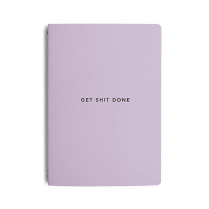Get Shit Done A5 Productivity Notebook in Lilac