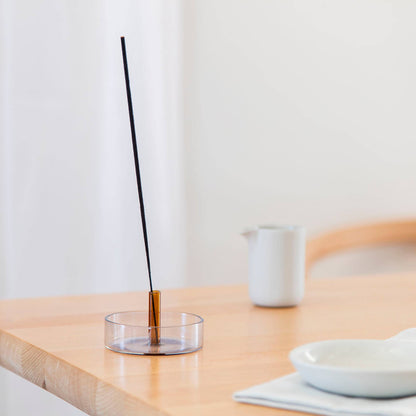 Duo Tone Glass Incense Holder