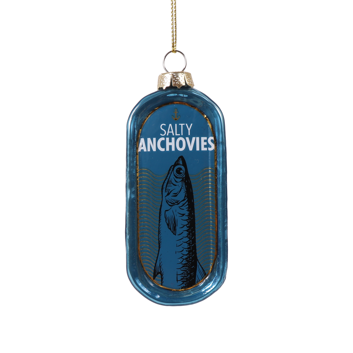 Anchovy Tin Glass Christmas Decoration