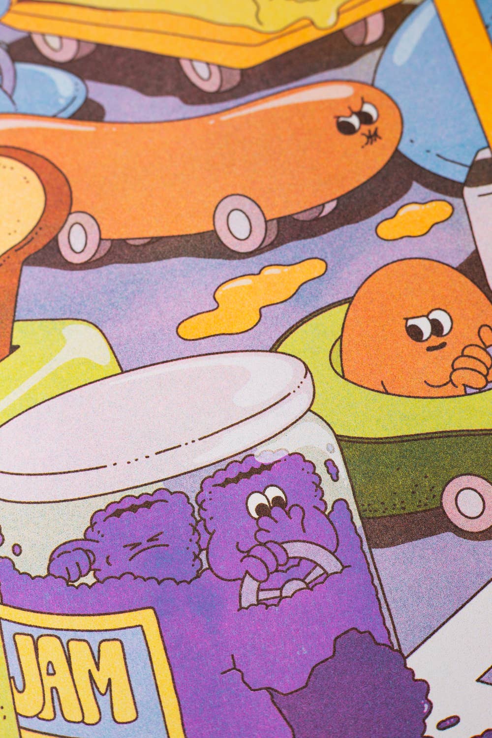 If there's a traffic jam on the way to breakfast A3 Print by Lauren Martin