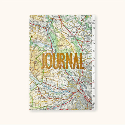 Vintage Map Journal