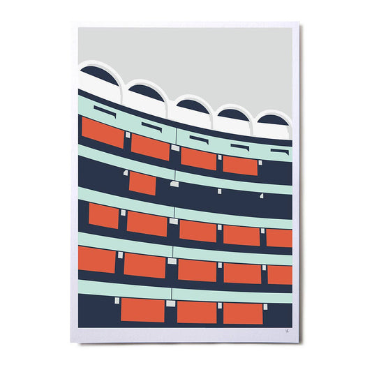 Frobisher Crescent A3 Art Print