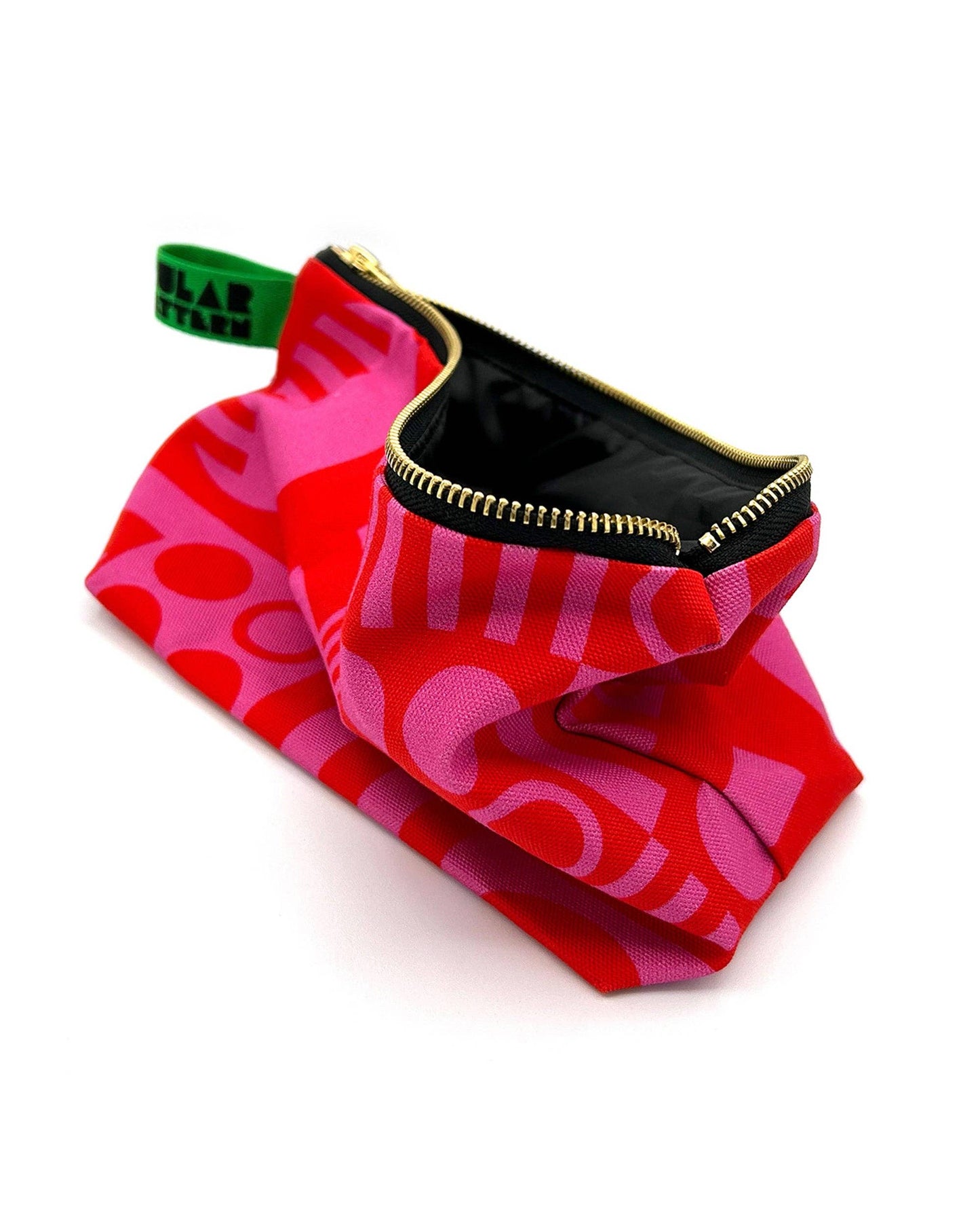 Organic Cotton Washbag in Hot Pink