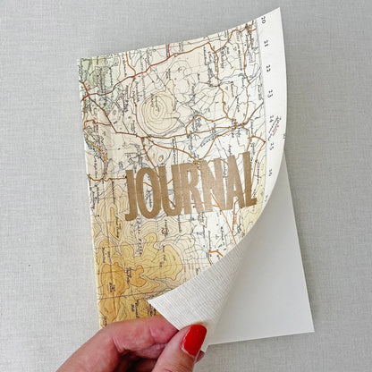 Vintage Map Journal