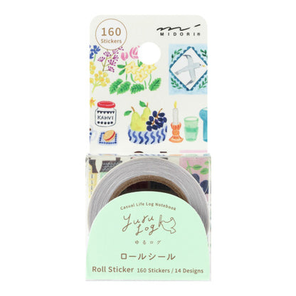 Yuru Log Roll Stickers - Stamps