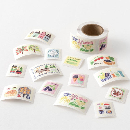 Yuru Log Roll Stickers - Stamps