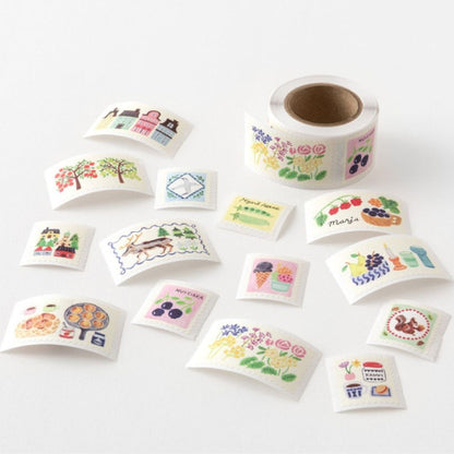 Yuru Log Roll Stickers - Stamps