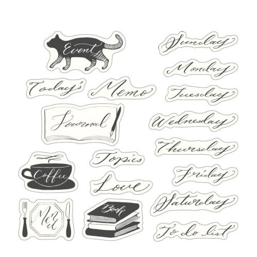 Yuru Log Roll Stickers - Calligraphy