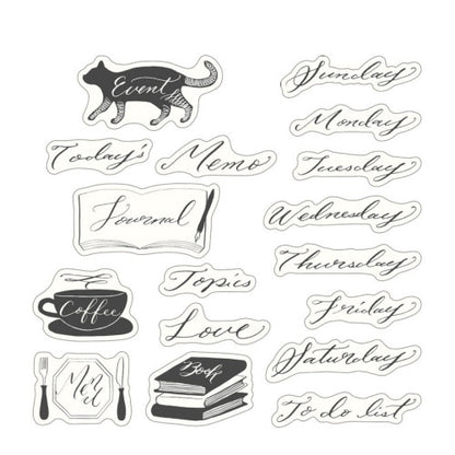 Yuru Log Roll Stickers - Calligraphy