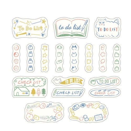 Yuru Log Roll Stickers - List
