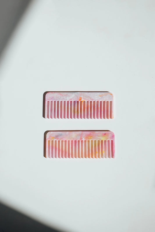 Pink Van'ish Recycled Plastic Comb