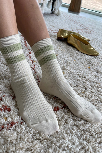 Her Socks Varsity in Guacamole