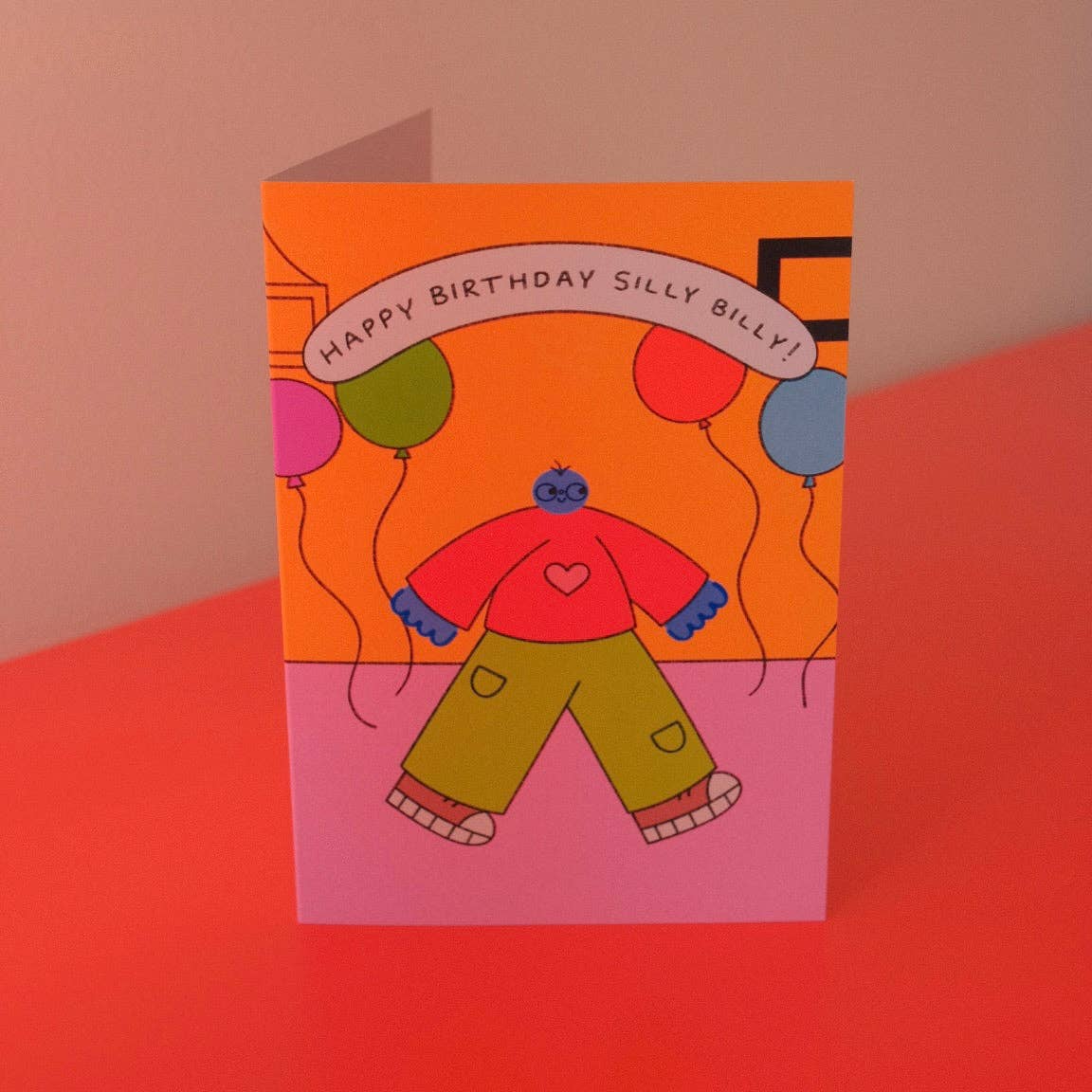 Happy Birthday Silly Billy Greetings Card