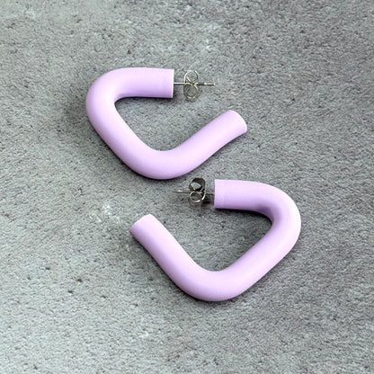 Triangle Hoop Earrings