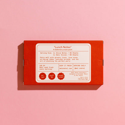 Lunch Notes Sticky Notes 2 pack