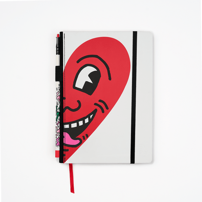 Blackwing Volume 292 Keith Haring Smiling Heart Notebook