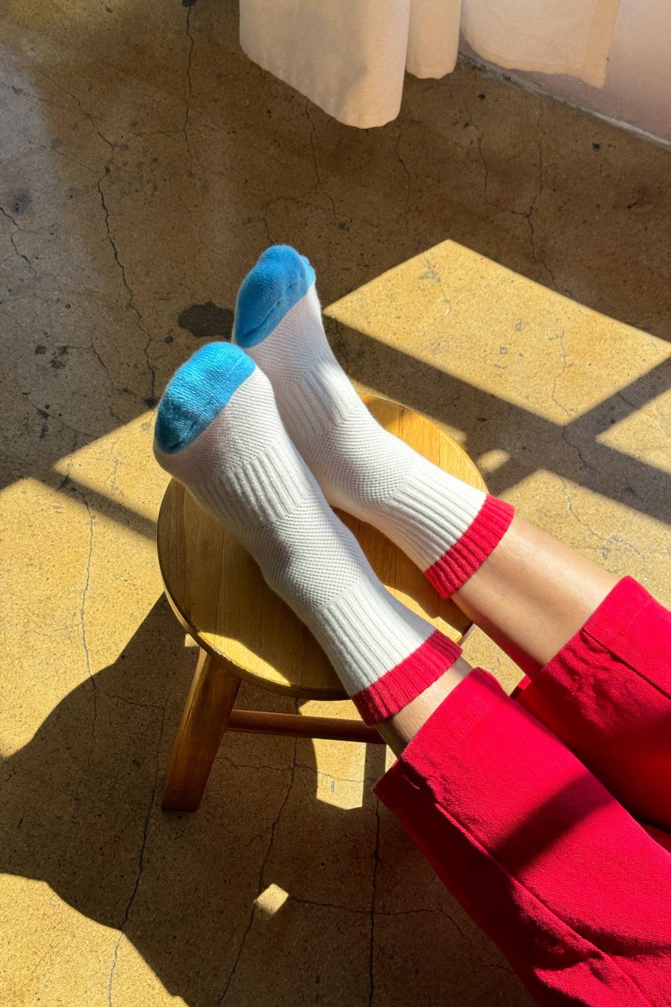 Colour Block Girlfriend Socks