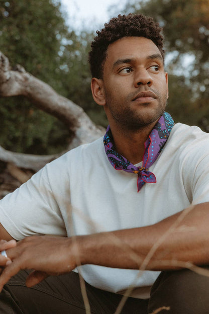 Electric Desert Parade Organic Cotton Bandana