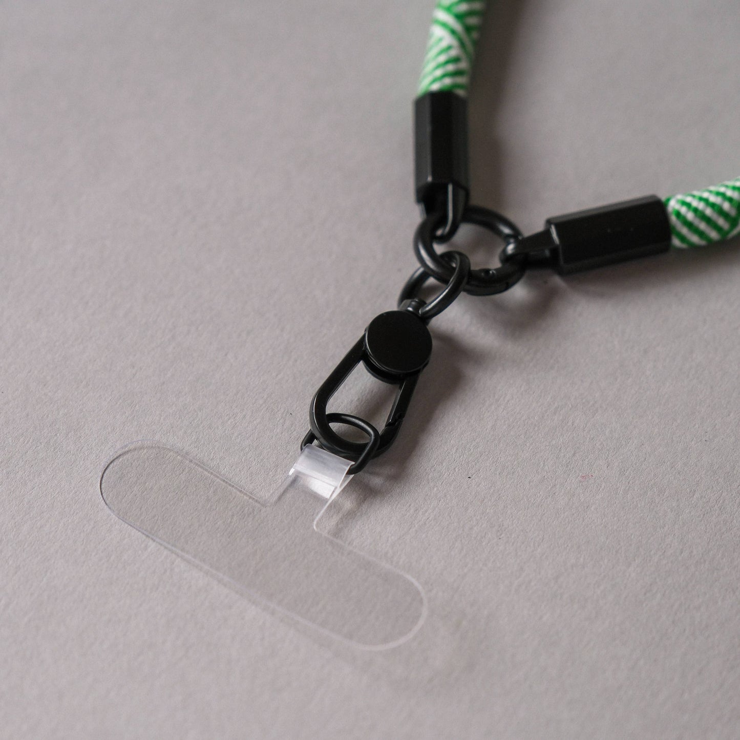 Wrist Phone Strap in Green & White