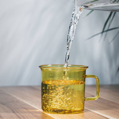 Glass Mug in Yellow