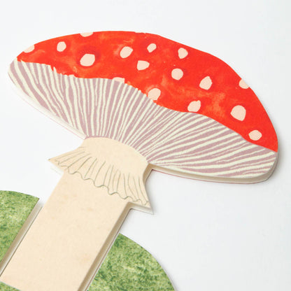 Toadstool 3D Greetings Card