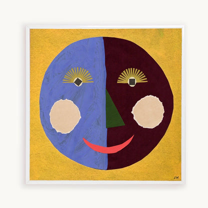Victor Van Fleet Smiley Face Print