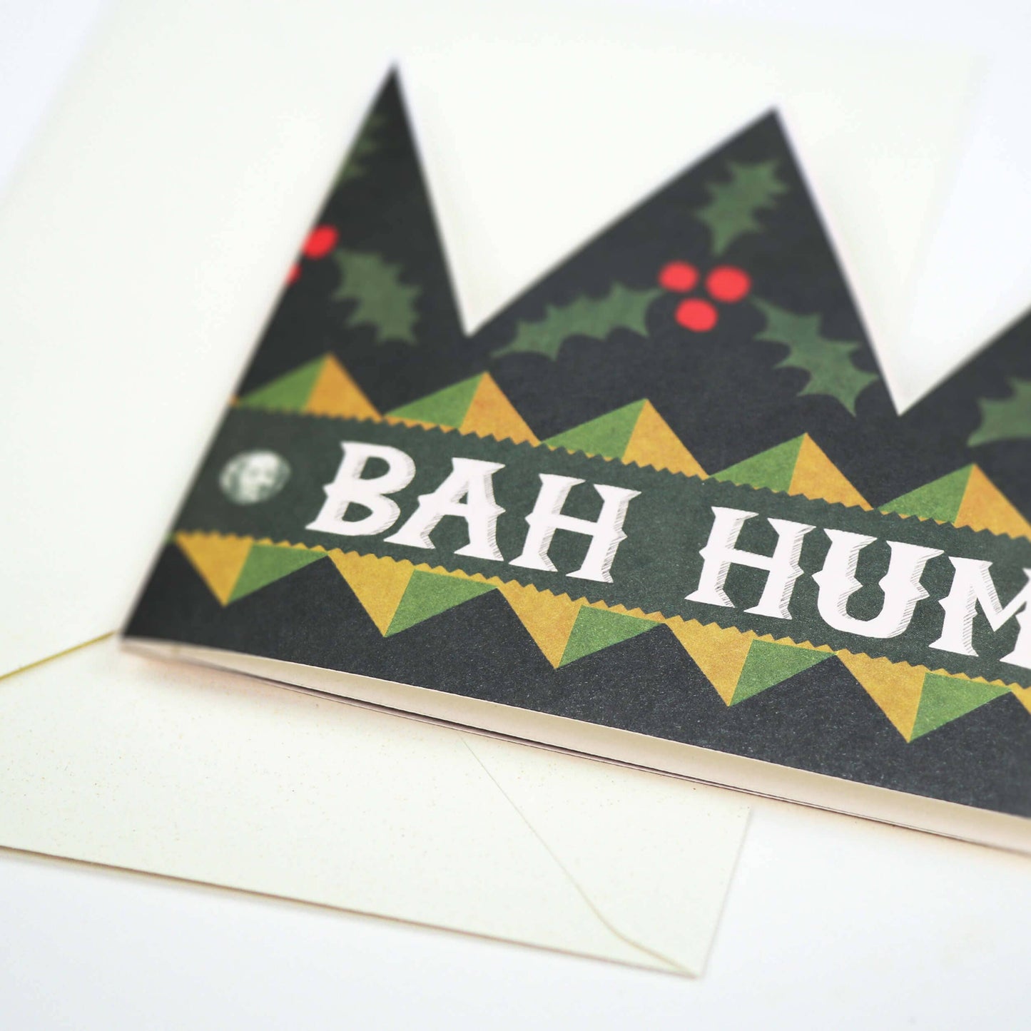 'Bah Humbug' Party Hat Card