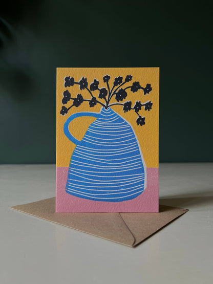 Forget Me Nots Greetings Card