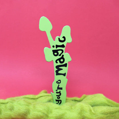 Mushroom Leather Bookmark