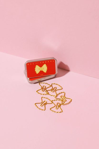 Farfalle Pasta Paper Clips