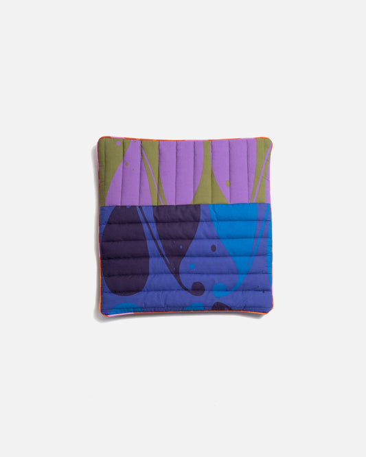 Quilted Cushion in Barbarian Cosmic