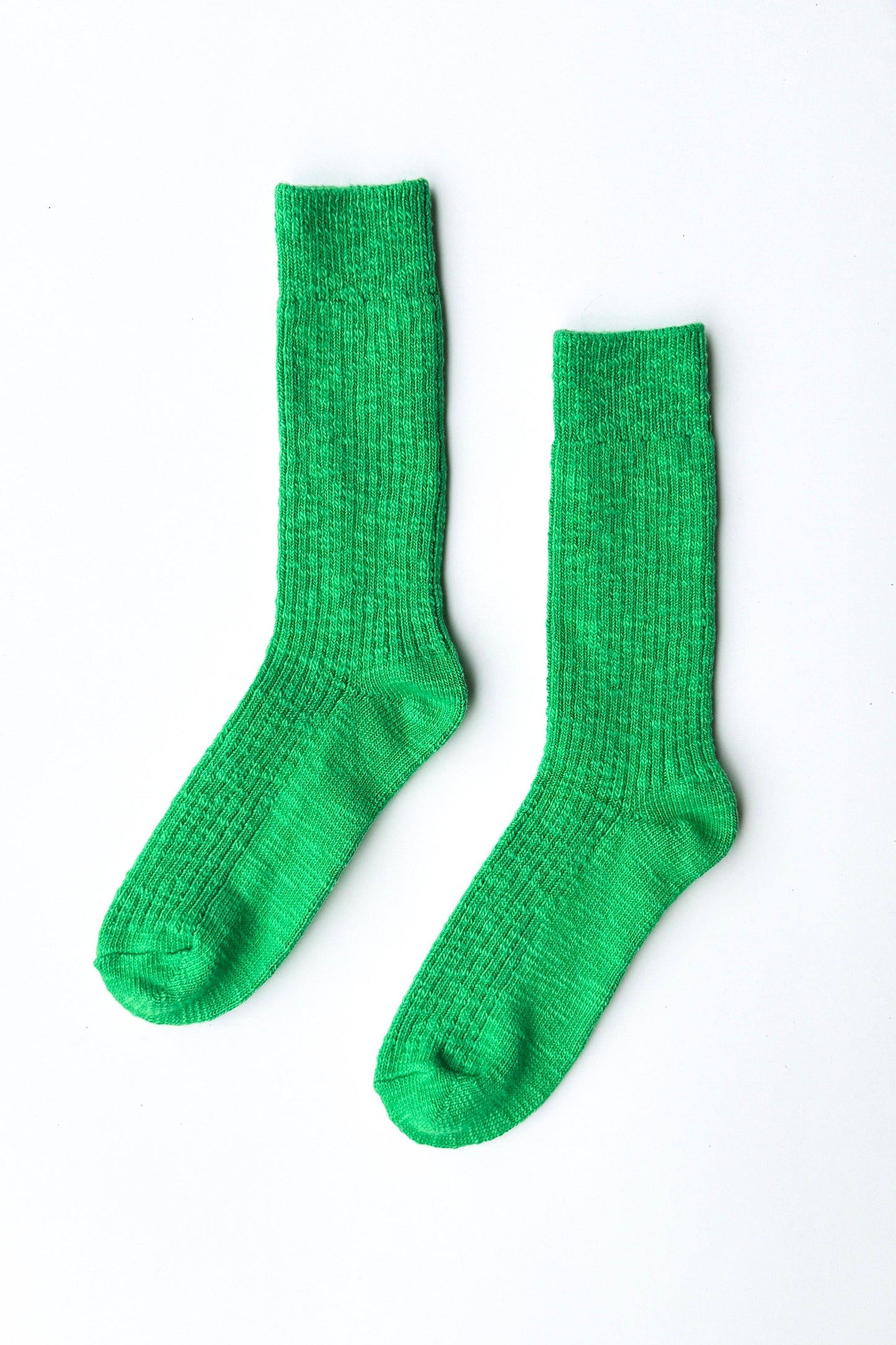 Cottage Socks in Spring Green