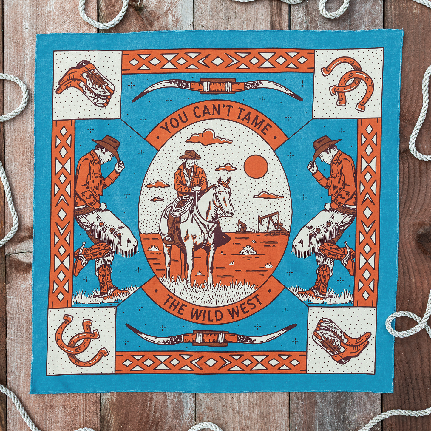 Wild West Organic Cotton Bandana