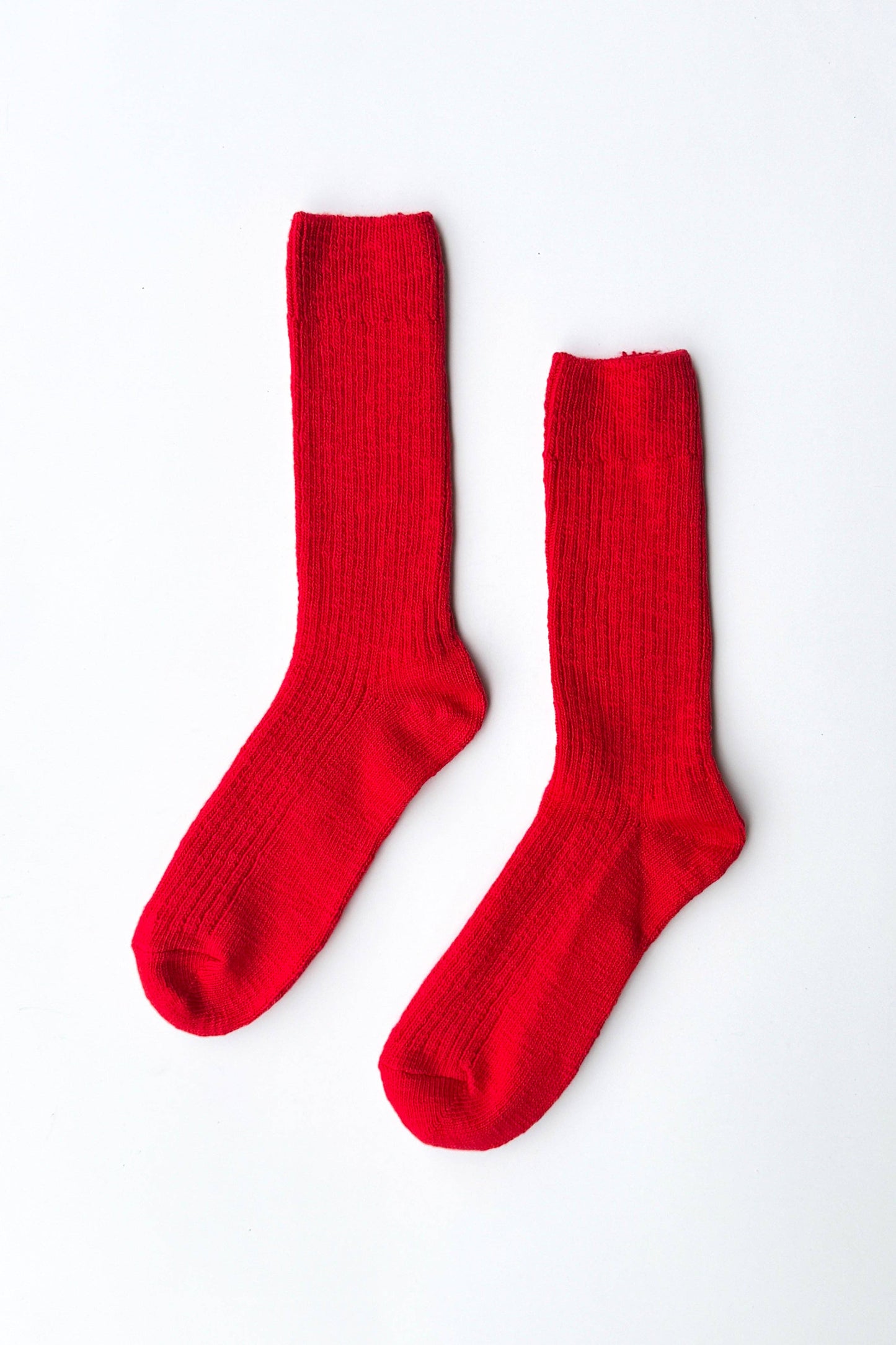 Cottage Socks in Chilli