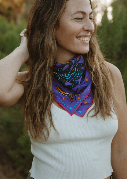 Electric Desert Parade Organic Cotton Bandana
